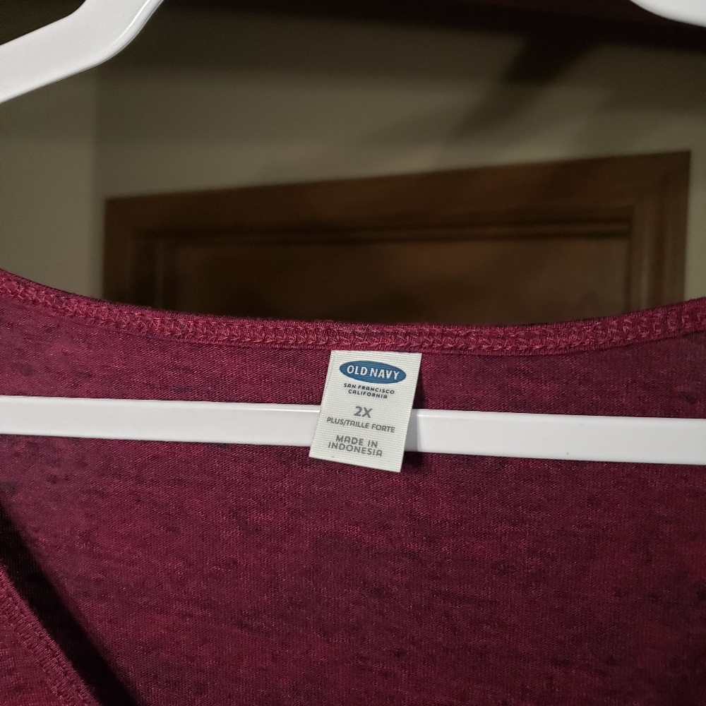 Burgundy Tunic Shirt